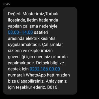 Gdz Elektrik Dağıtım Uzun Süreli Elektrik Kesintileri ve Yetersiz Bilgilendirme Mağduriyeti