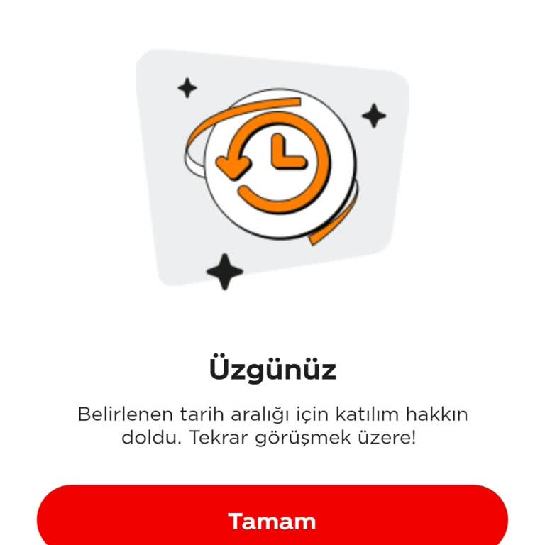 Günlük Kapak Okutma Hakkım Hatalı Şekilde Sınırlandırıldı, Çözüm Bekliyorum