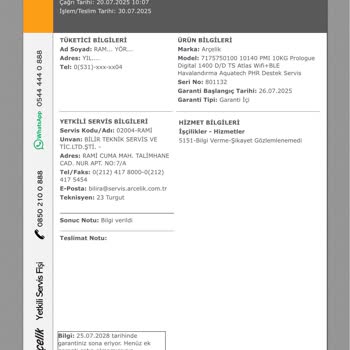 Sıfır Alınan Çamaşır Makinesi Homewhizz Uygulamasına Bağlanmıyor Çözüm Yok