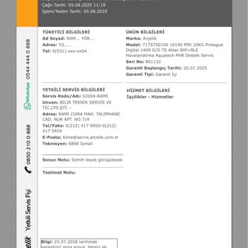 Sıfır Alınan Çamaşır Makinesi Homewhizz Uygulamasına Bağlanmıyor Çözüm Yok