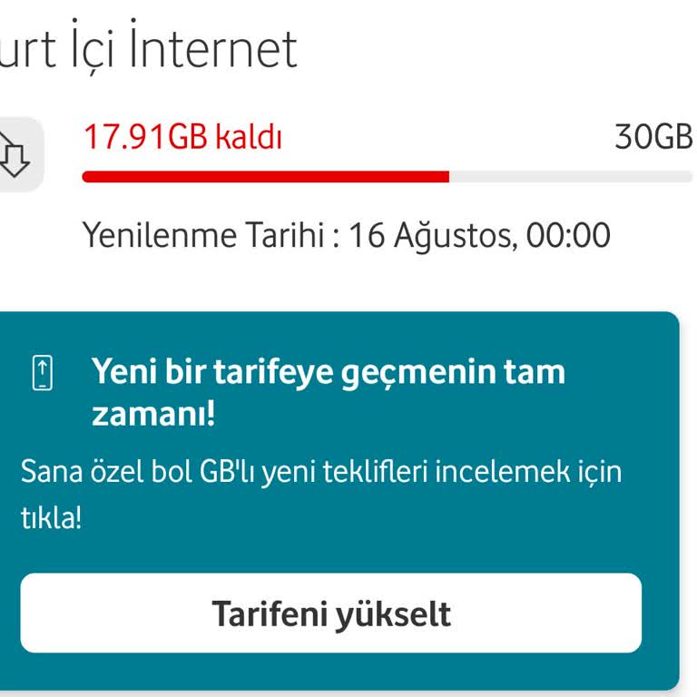 FreeZone Genç Paketinde İnternet Ve Sınırsız Özellik Sorunu