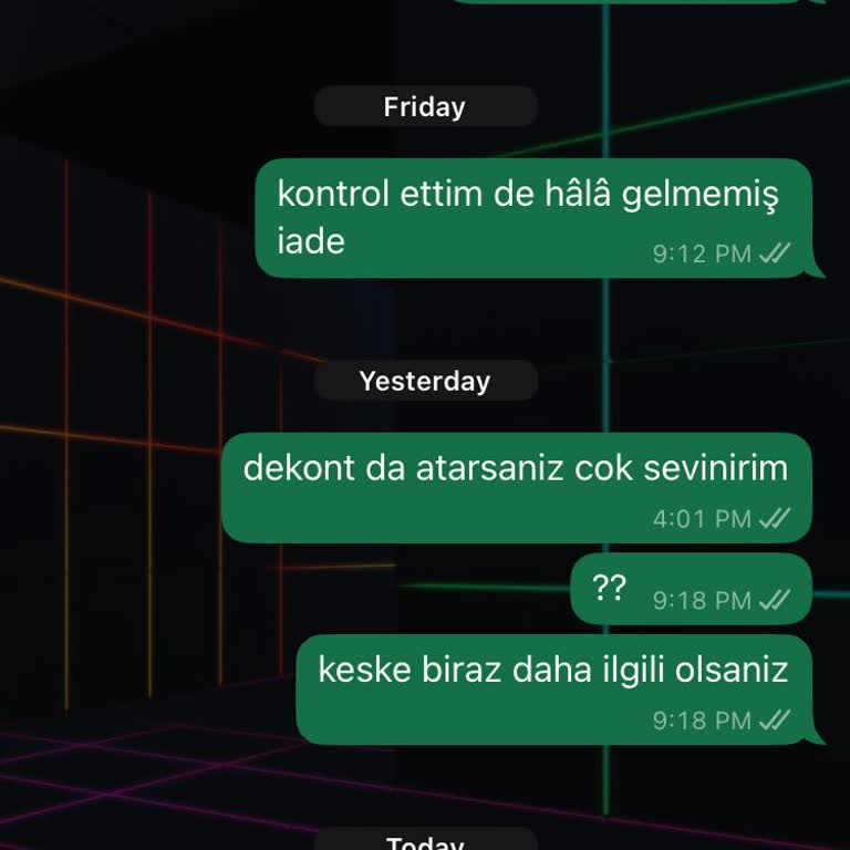 Yanlış Ürün Gönderimi Sonrası İade Bedelim Eksik Ve Hala Ödenmedi