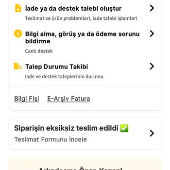 Teslim Edilmediği Halde Siparişim Teslim Edildi Gösterildi