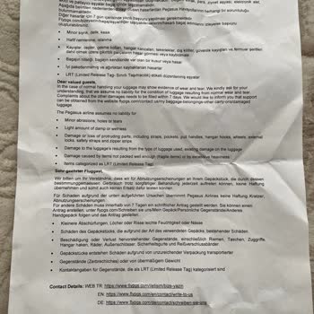 Pegasus Uçuşunda Bagajlarım Zarar Gördü, Mağduriyetim Giderilmedi