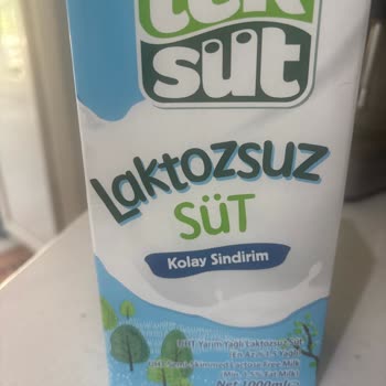 Aldığım Laktozsuz Sütlerin Renginin Pembe Olması Nedeniyle İade Talebi
