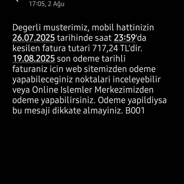 20 Günlük Kullanıma Fahiş Fatura Ve Yanıltıcı Bilgilendirme