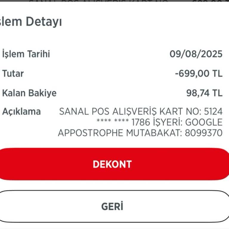 Appostrophe.com Haksız Ücret Çekildi