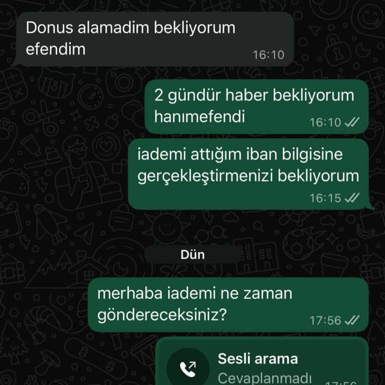 İade Edilen Ürünün Ücreti 20 Gündür Yatırılmadı, Satıcıdan Geri Dönüş Alamıyorum