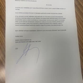 Boğaziçi Campus Almadığım Eğitim İçin Haksız İcra Şoku ve İlgisizlik!