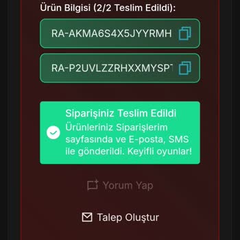 Satın Alınan Valorant Points Kodları Kullanılmış Çıktı, Sorunum Çözülmedi