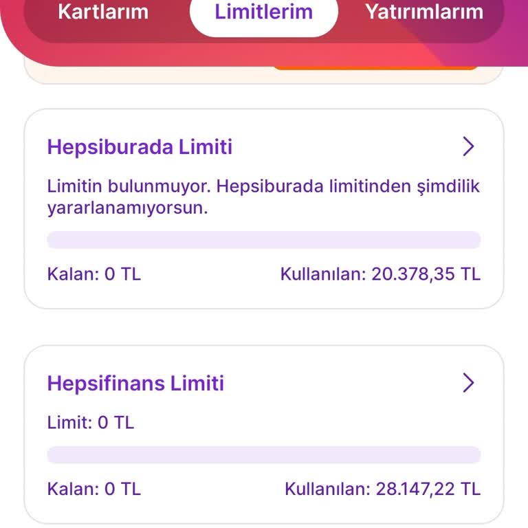 Hepsiburada Ve Hepsifinans Limitimin Gerekçesiz Sıfırlanması Ve Çözüm Sunulmaması