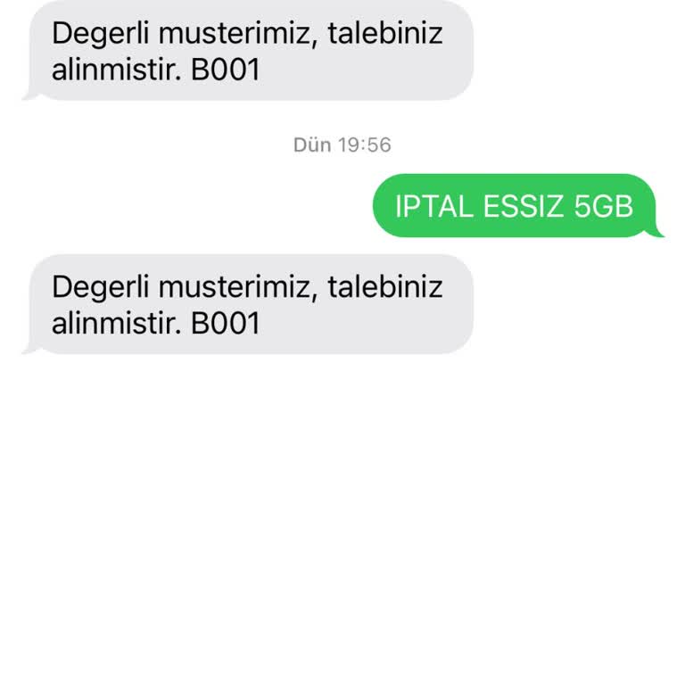 İptal Edilmeyen Ek Paket Ve Fatura Mağduriyeti