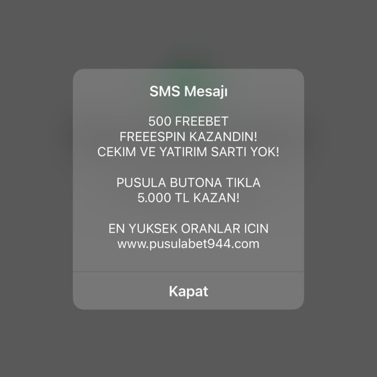 Başkasının Kullandığı Hat Nedeniyle Sürekli Bahis Mesajları Alıyorum