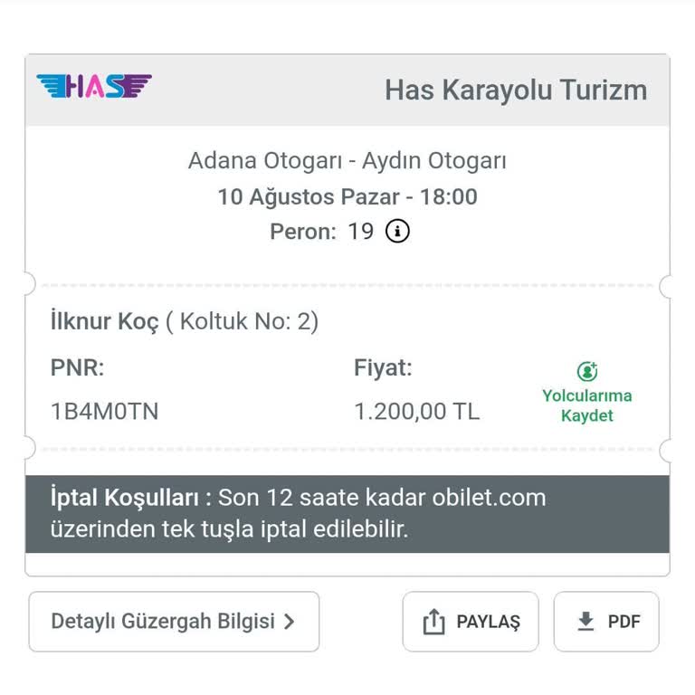 Bilet İptalinde Yüksek Kesintiyle Mağdur Edildim, Ücretimin Tamamını İstiyorum