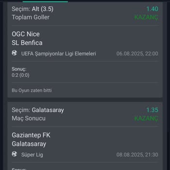 Ertelenen Maç Nedeniyle Kuponum Sonuçlandırılmıyor, Canlı Destek Yok