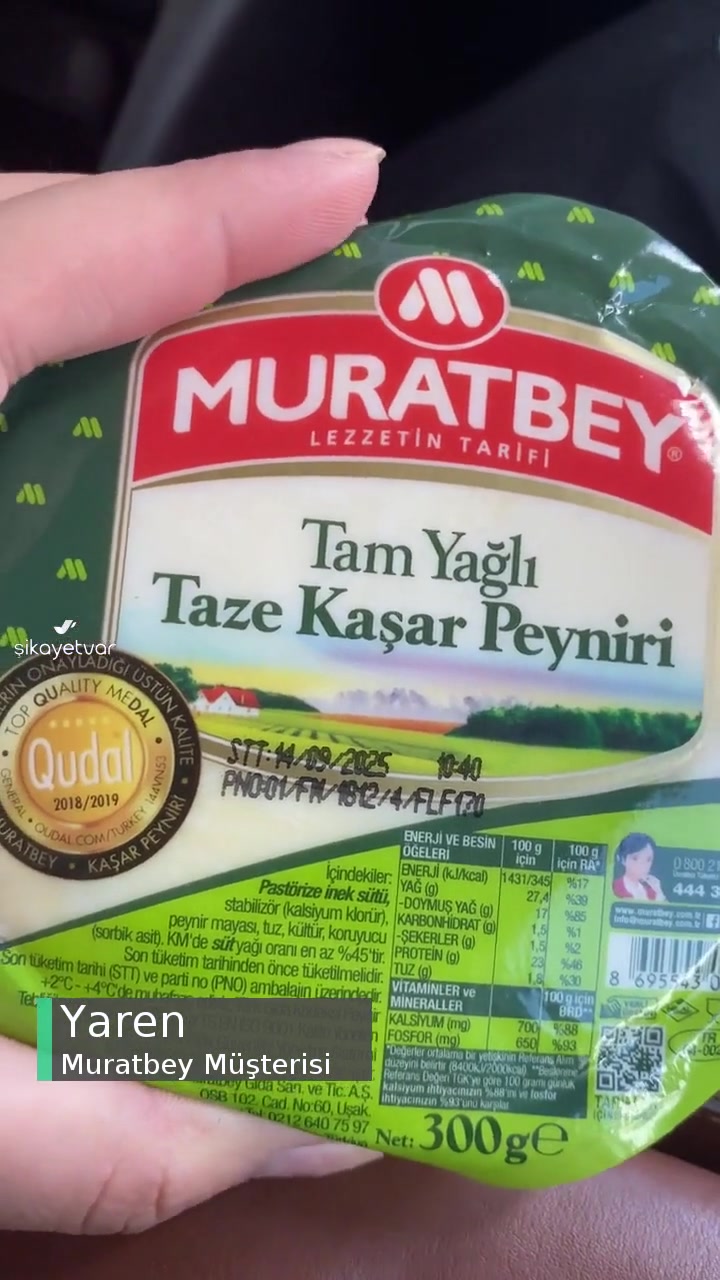 Muratbey Kaşar Peynirinden Kıl Çıktı! videonun kapak resmi