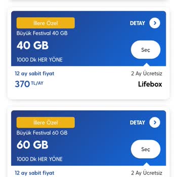 Turkcell Büyük Festival 60 GB Tarifesinde İstanbul İçin Haksız Fiyat Farkı Mağduriyeti