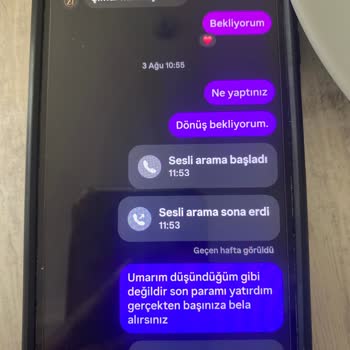 Sipariş Sonrası Ürün Gönderilmedi Ve İade Talebime Cevap Alamadım