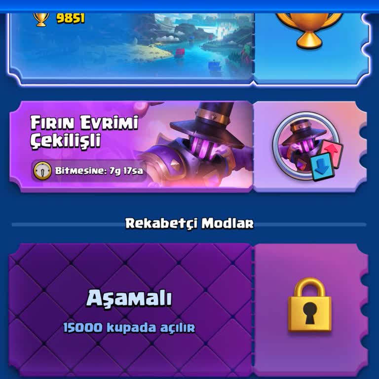Clash Royale’de Bazı Oyun Modlarına Erişemiyorum