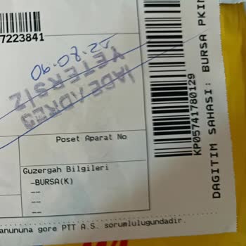 PTT Kargo İade Sürecinde Adres Yetersizliği Ve Ücret Tahsilatı Sorunu