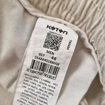 Koton'dan Alınan Pantolon İlk Kullanımda Tiftiklendi, İade Talebim Var