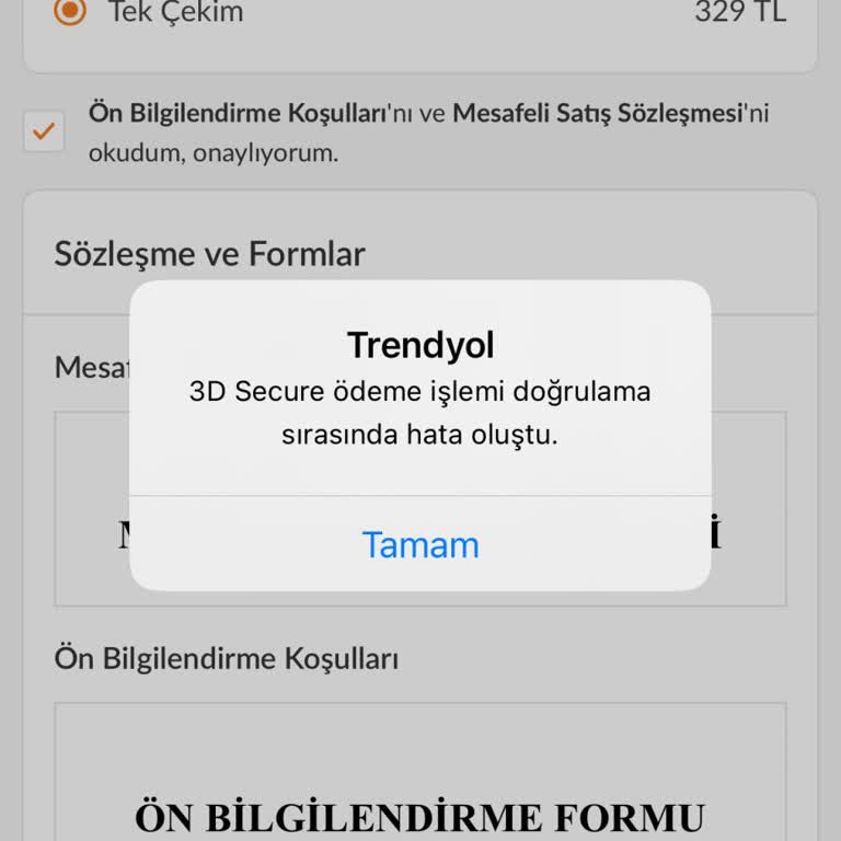 Ziraat Banka Kartı İle 3D Güvenlik Hatası Ve Destek Sorunu