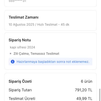 Teslim Edilmeyen Sipariş Ve Fazla Para Çekimi Sonrası Mağduriyet
