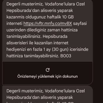 Kampanya Vaadi Yerine Getirilmedi, Hediye GB Hala Tanımlanmadı!