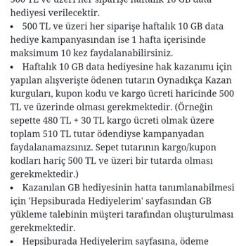 Kampanya Vaadi Yerine Getirilmedi, Hediye GB Hala Tanımlanmadı!
