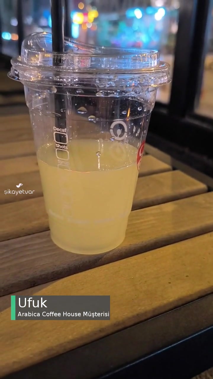 Arabica Coffee House Limonata Değil Buz Satan Şube videonun kapak resmi