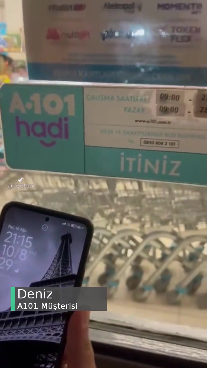 Kırşehir Masalpark A101 Mağazası Saatinden Çok Önce Kapatıyor! videonun kapak resmi