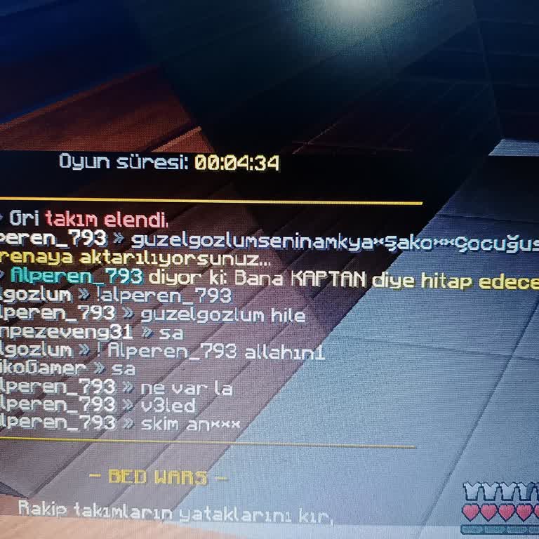 Craftrise Bedwars'ta Hile Ve Küfür Sorunları Çözülmüyor