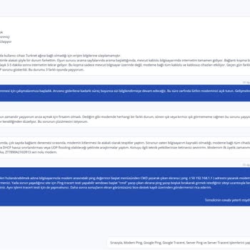 Sürekli İnternet Kesintisi Ve Destek Hatalarıyla Mağduriyet
