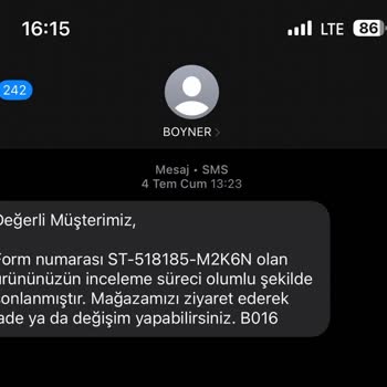 Ayakkabı Değişimi Ve İade Sürecinde Yaşanan Belirsizlik Mağduriyetim