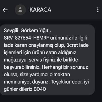 Servis Formu Gönderilmiyor, İade İşlemim Aksıyor!