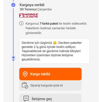 Teslim Edilmeyen Sipariş Ve Yetersiz Müşteri Hizmeti Nedeniyle Mağduriyet