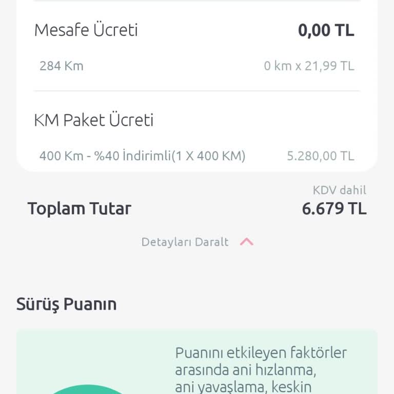 Kullanılmayan Kilometre Ücretinin İade Edilmemesi Mağduriyet Yarattı