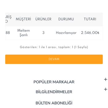 Siparişimin Teslim Edilmemesi Ve İletişim Eksikliği Nedeniyle Mağduriyet Yaşıyorum