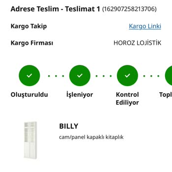 Eksik Gönderilen Kitaplık Parçaları Ve Çözülmeyen Sorun