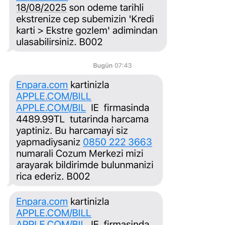 Enpara Sanal Kartımdan İzinsiz İki Büyük İşlem Ve Provizyonda İtiraz Sorunu