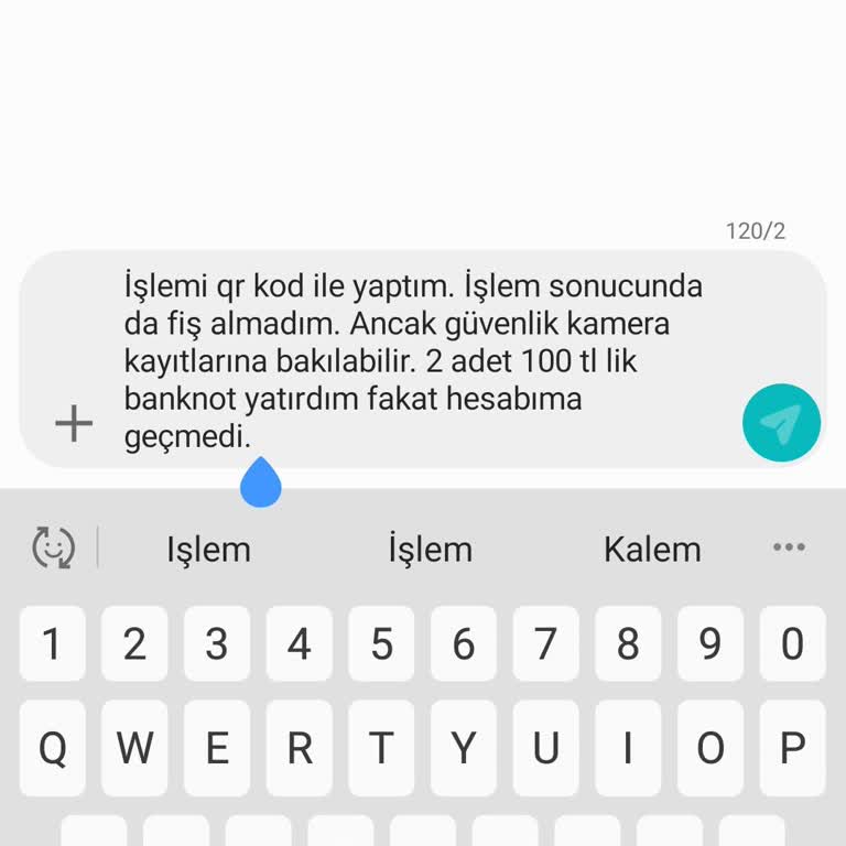 ATM'den Yatırılan Paranın Hesaba Geçmemesi Ve Mağduriyetin Giderilmemesi