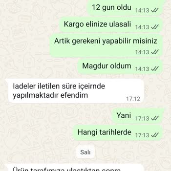 İade Ödemem 21 Gündür Yapılmıyor, Mağdurum!