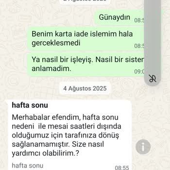 İade Ödemem 21 Gündür Yapılmıyor, Mağdurum!