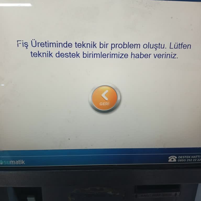 Sumatik Cihazı Arızası Sonrası Su Yüklemesi Yapılmadı Müşteri Hizmetleri Yanıt Vermedi