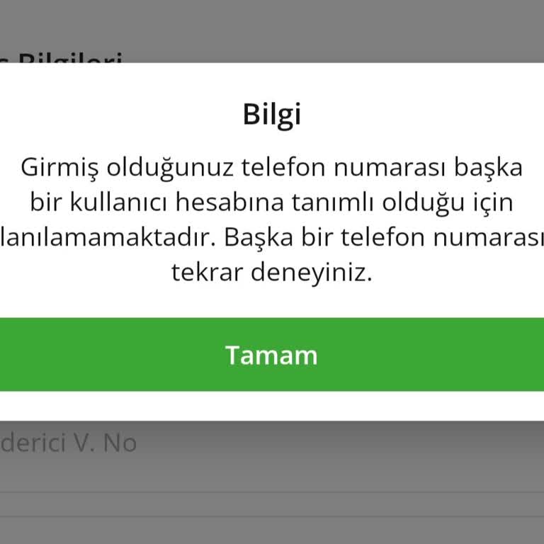 Çiçek Sepeti Üyelik Açma Sorunu: Numaram Başkası Tarafından Kullanılıyor Hatası