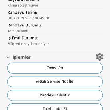 Beko Yetkili Servis Randevularına Gelmiyor Ve Bilgilendirme Yapılmıyor