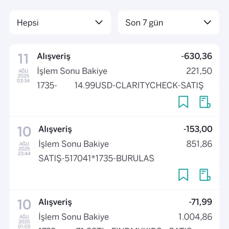 Bilgim Dışında Claritycheck Aboneliği İçin Hesabımdan Para Çekildi