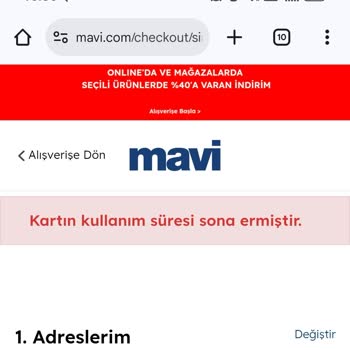 Mavi Hediye Kartı Süresi Dolmadan Kullanılamadı, Mağduriyet Giderilmedi