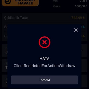 Freespinlerden Kazandığım Bakiyenin Çekimine İzin Verilmiyor, Şeffaflık Eksikliği
