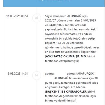 ASKİ Sayaç Okuma Gecikmesi Nedeniyle Fazla Fatura Ve Mağduriyet